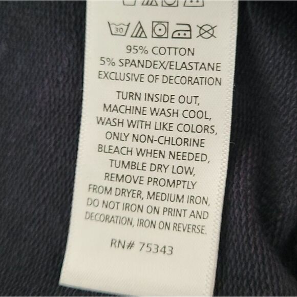 Tommy Bahama toddler monster zip up hoodie navy blue size 24M cotton - Picture 5 of 7